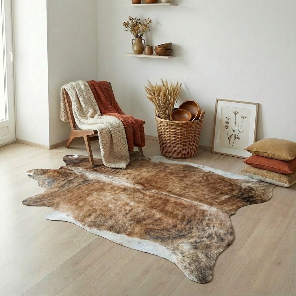 Koeienhuid Vloerkleed 247x235 cm - image 1