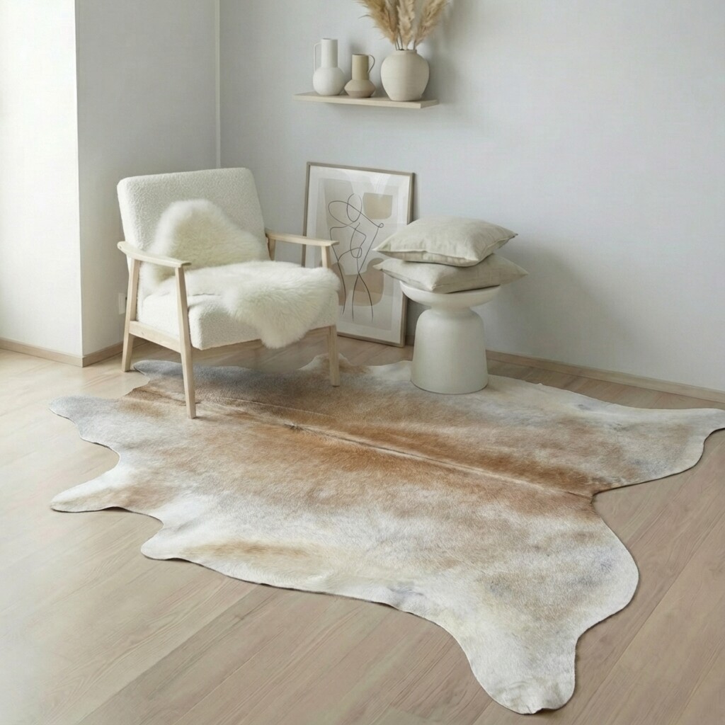 Koeienhuid Vloerkleed 222x195 cm - image 1