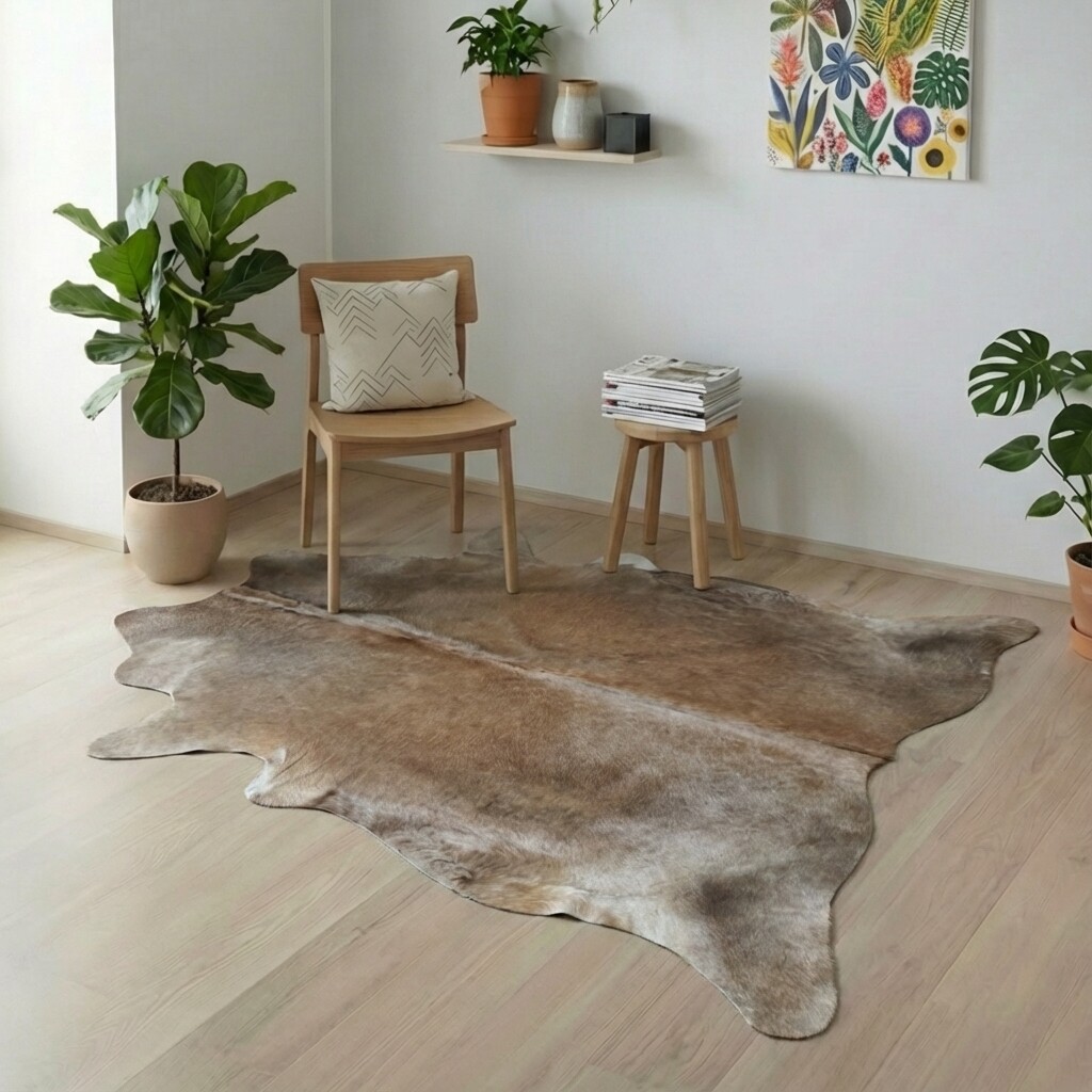 Koeienhuid Vloerkleed 213x176 cm - image 1