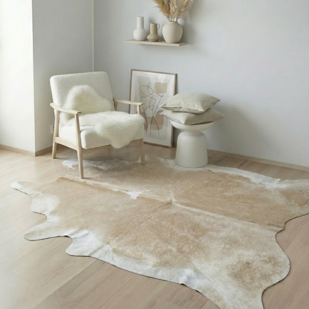 Koeienhuid Vloerkleed 209x178 cm - image 1