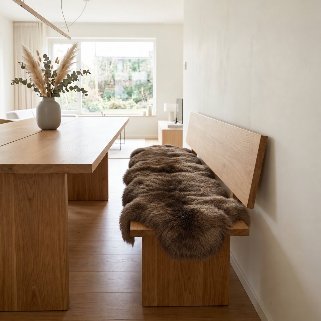 Schapenvacht vloerkleed bruin – 2 vachten - image 2