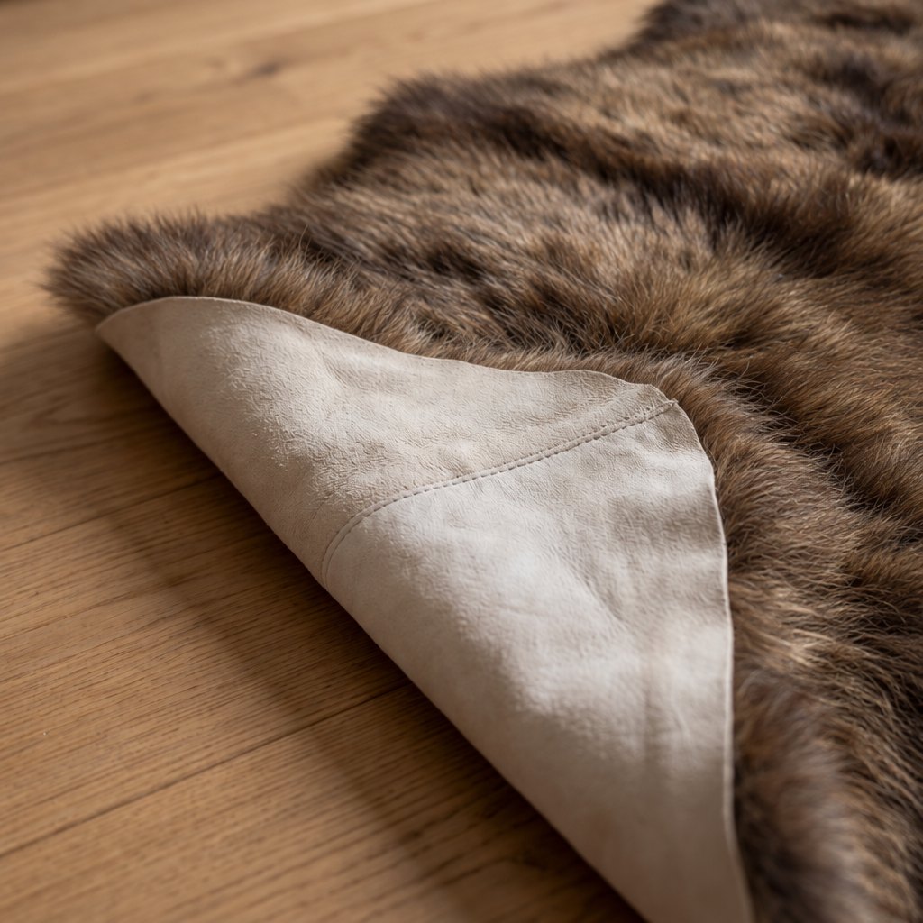 Schapenvacht vloerkleed bruin – 6 vachten - image 5
