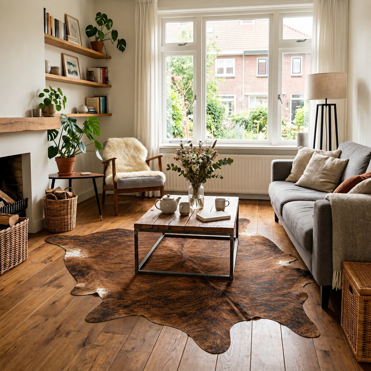 Koeienhuid Warm Bruin - image 2