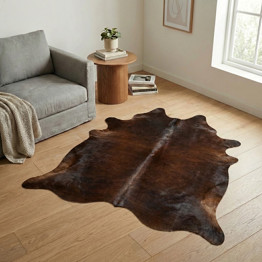 Koeienhuid Vloerkleed 195x191 cm - image 1