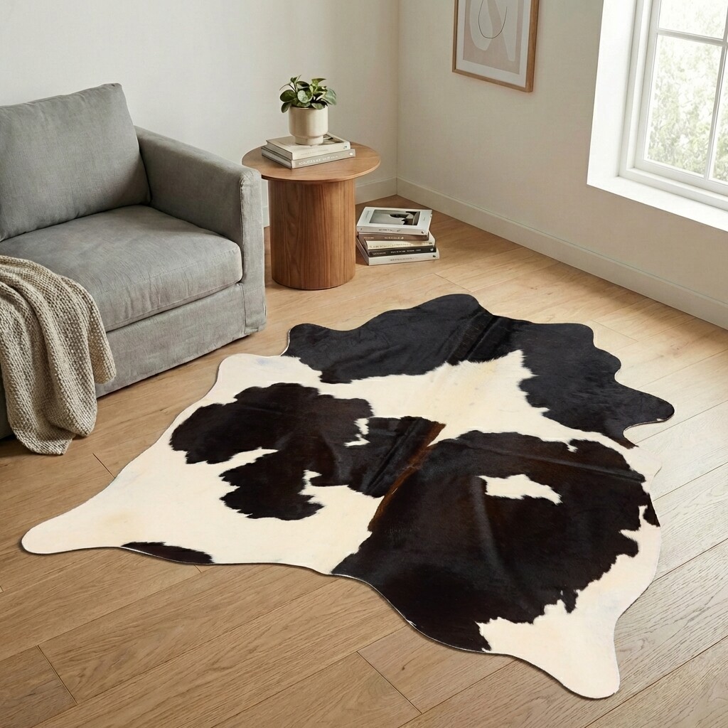 Koeienhuid Vloerkleed 198x187 cm - image 1