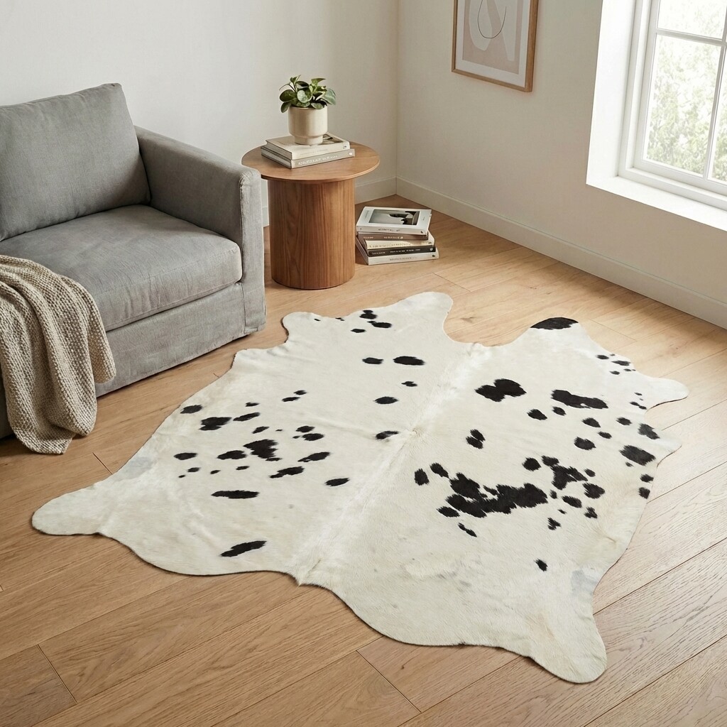 Koeienhuid Vloerkleed 176x173 cm - image 1