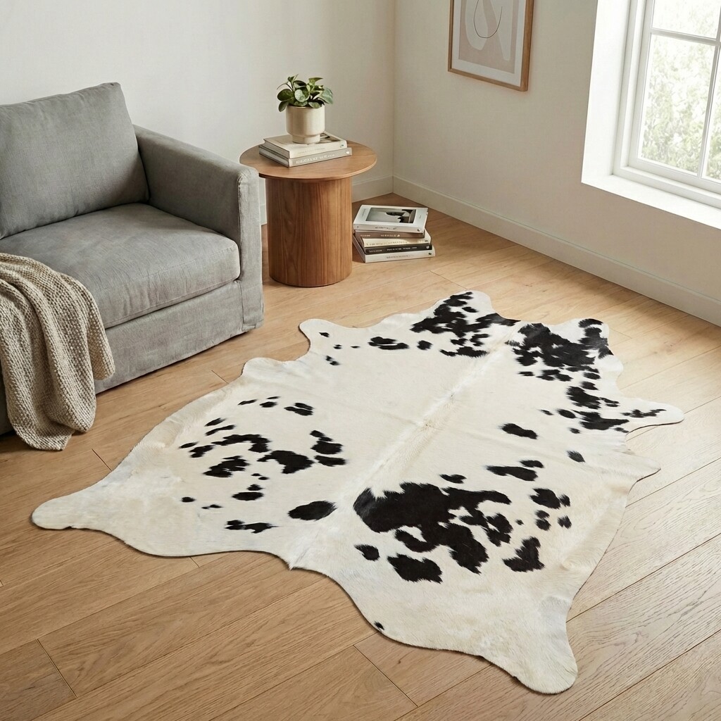 Koeienhuid Vloerkleed 195x181 cm - image 1