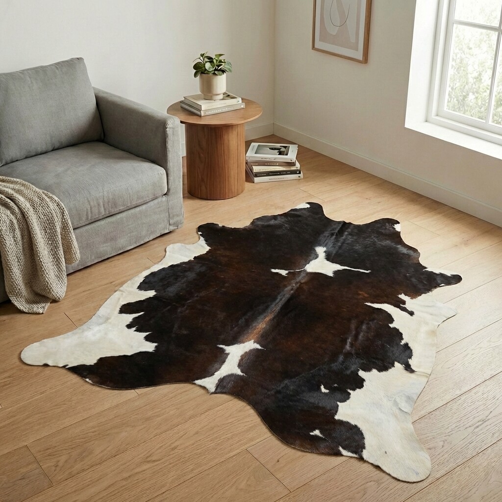 Koeienhuid Vloerkleed 202x178 cm - image 1