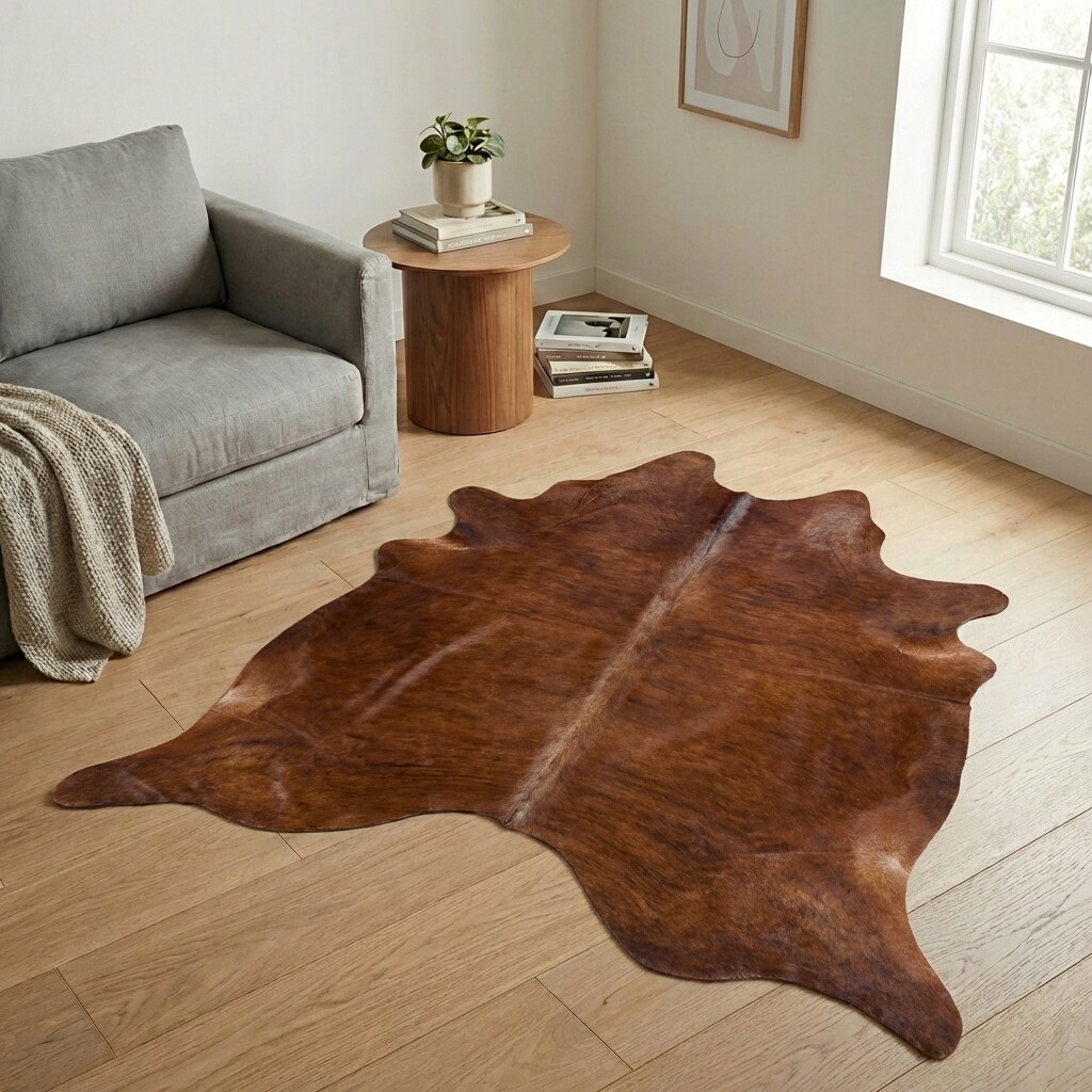 Koeienhuid Vloerkleed 199x190 cm - image 1