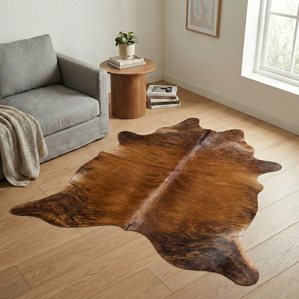 Koeienhuid Vloerkleed 212x189 cm - image 1