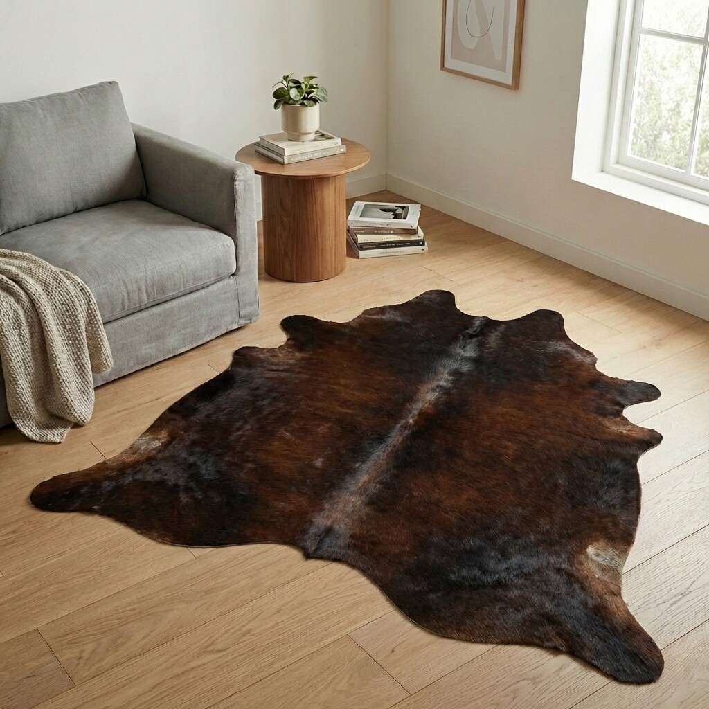 Koeienhuid Vloerkleed 186x179 cm - image 1