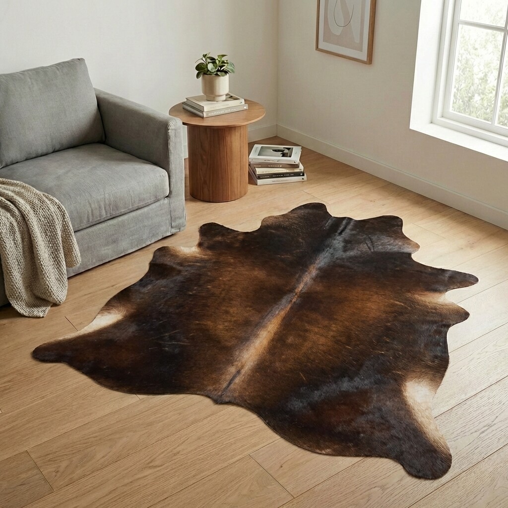 Koeienhuid Vloerkleed 198x174 cm - image 1