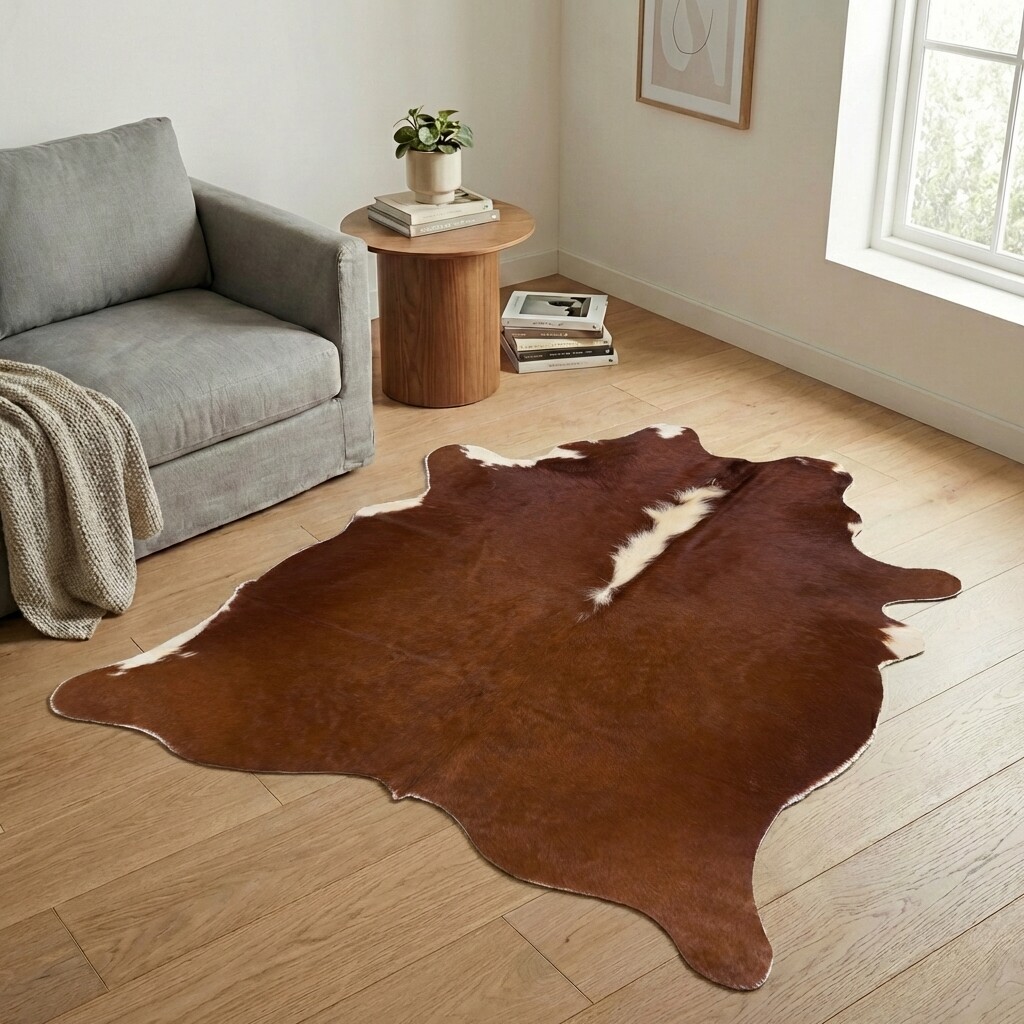 Koeienhuid Vloerkleed 199x166 cm - image 1