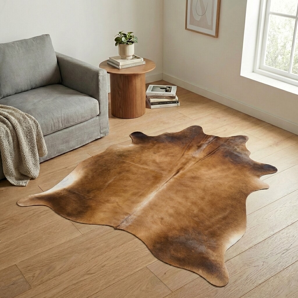 Koeienhuid Vloerkleed 204x176 cm - image 1