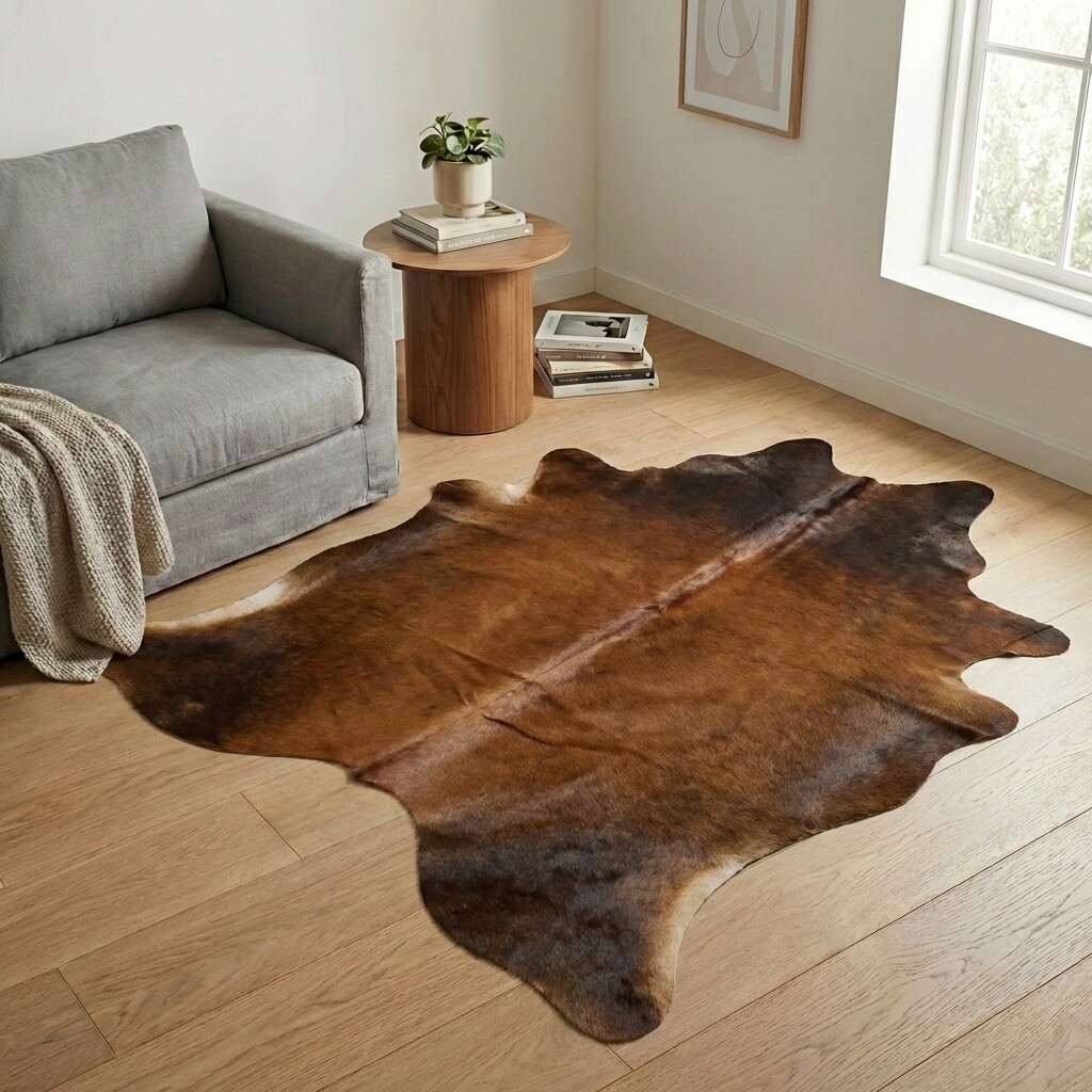 Koeienhuid Vloerkleed 201x175 cm - image 1