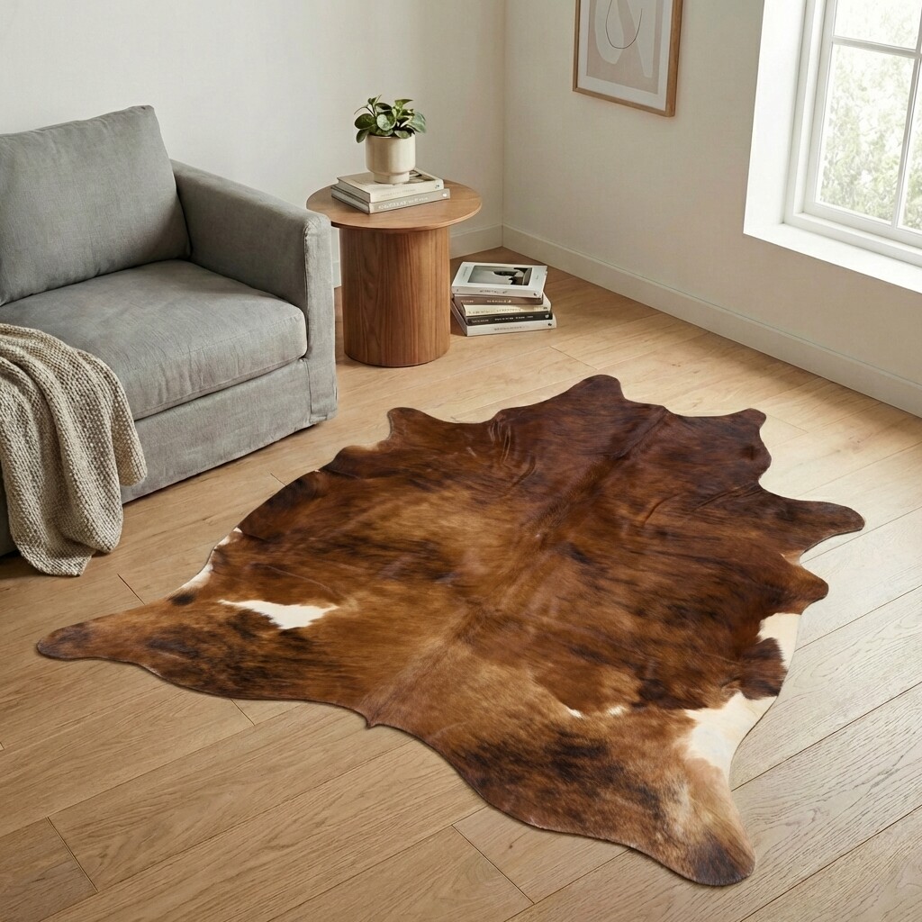 Koeienhuid Vloerkleed 205x187 cm - image 1