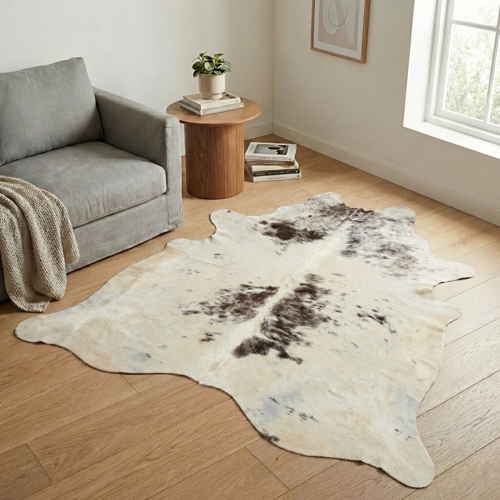 Koeienhuid Vloerkleed 209x183 cm - image 1
