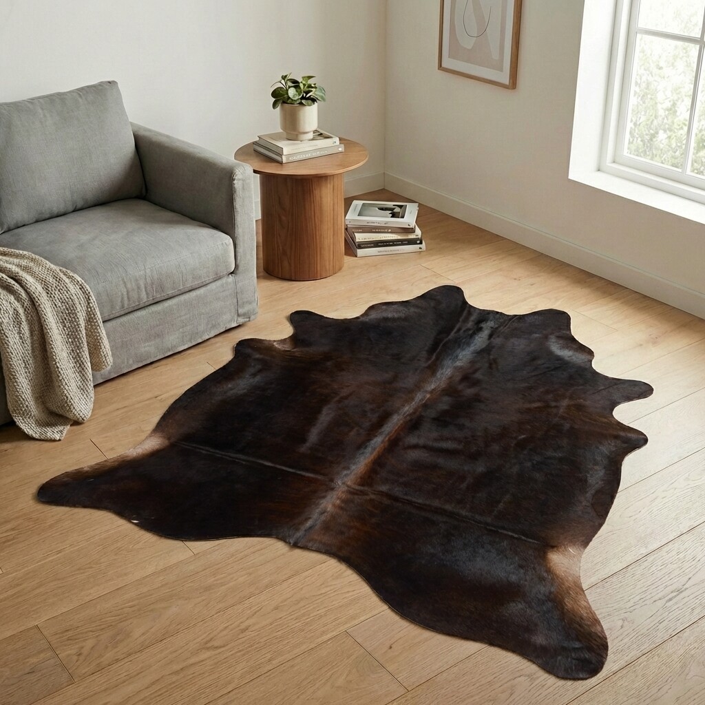 Koeienhuid Vloerkleed 205x181 cm - image 1