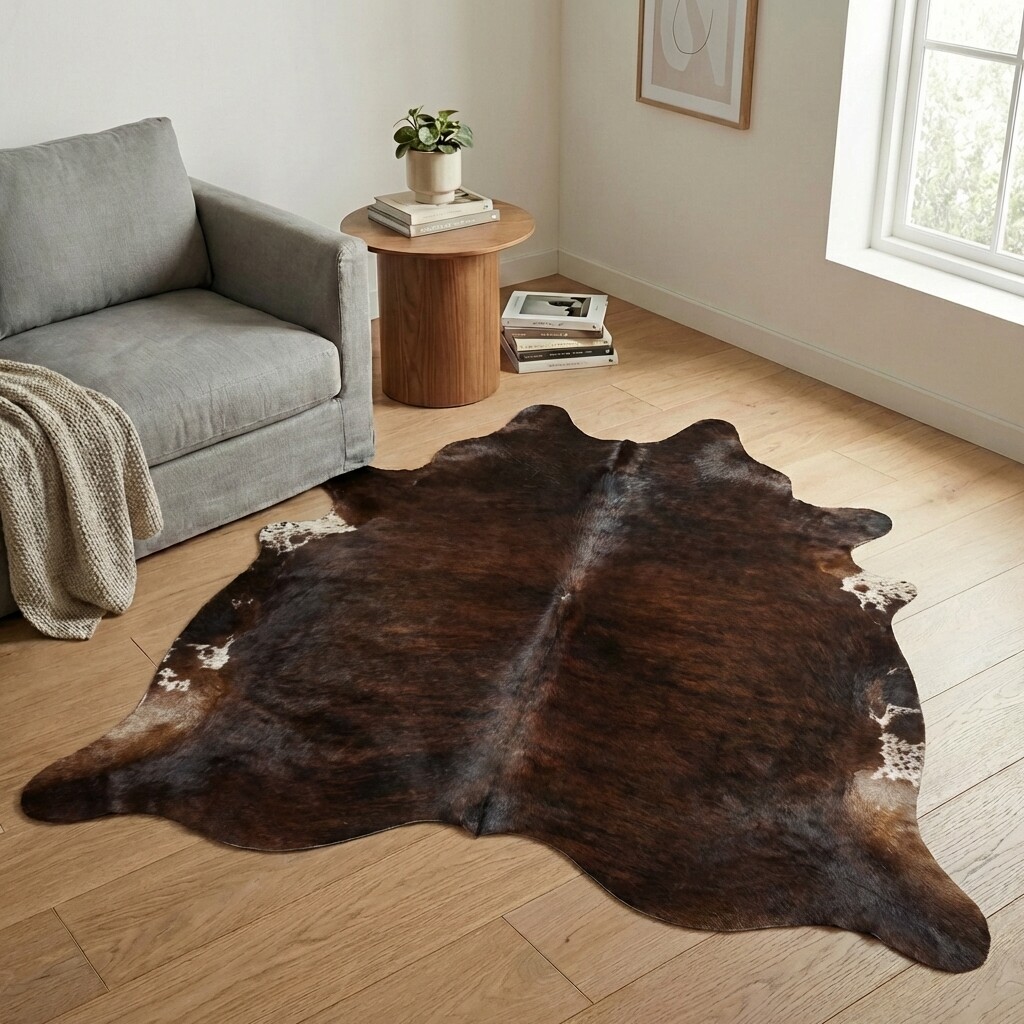 Koeienhuid Vloerkleed 203x199 cm - image 1