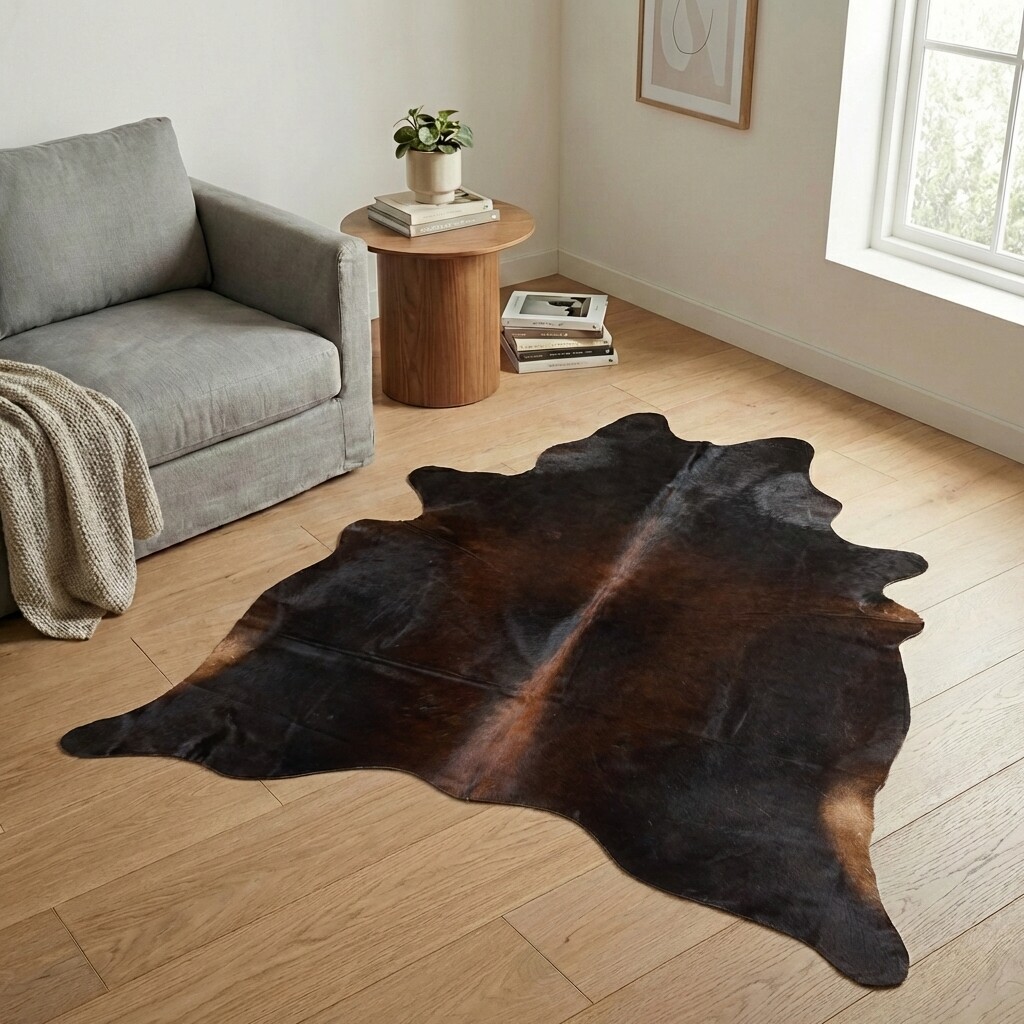 Koeienhuid Vloerkleed 213x182 cm - image 1