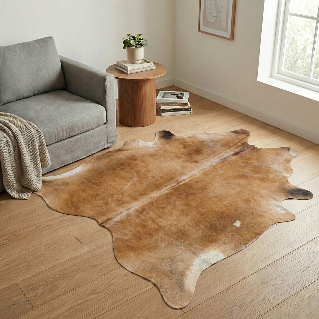 Koeienhuid Vloerkleed 203x190 cm - image 1