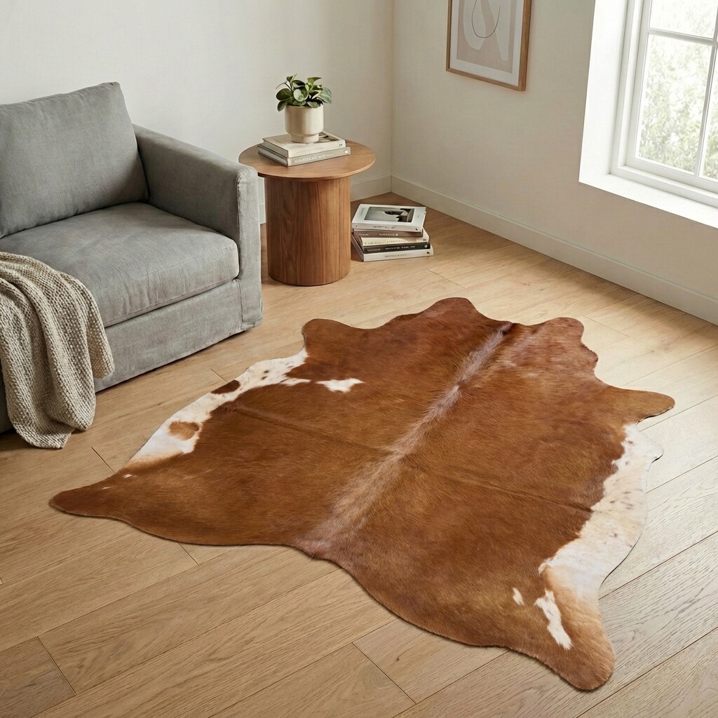 Koeienhuid Vloerkleed 193x189 cm - image 1