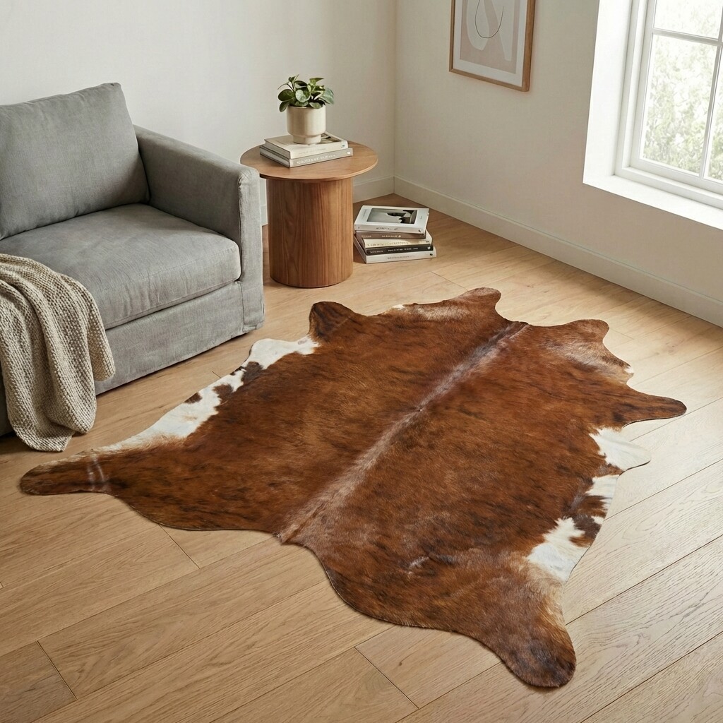 Koeienhuid Vloerkleed 204x190 cm - image 1