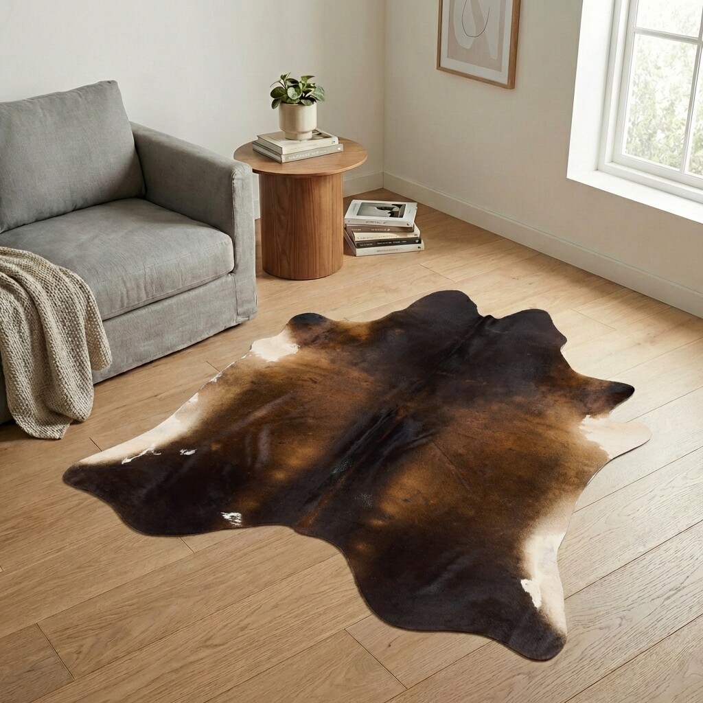 Koeienhuid Vloerkleed 193x186 cm - image 1