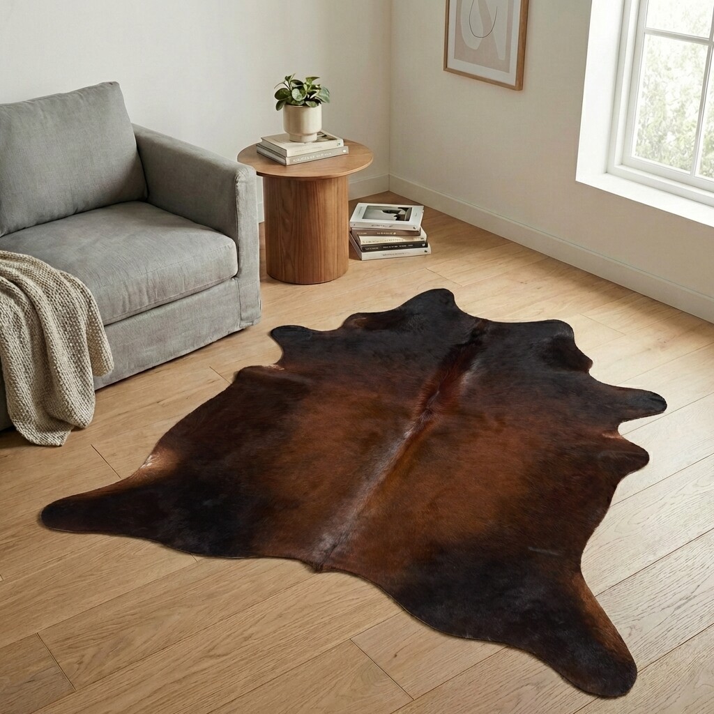 Koeienhuid Vloerkleed 208x196 cm - image 1