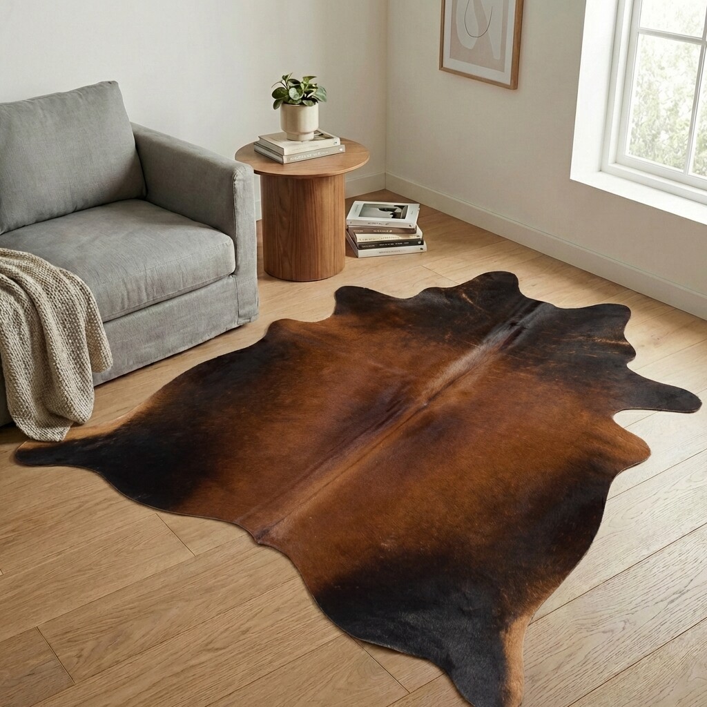 Koeienhuid Vloerkleed 198x185 cm - image 1