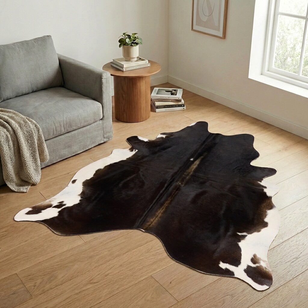 Koeienhuid Vloerkleed 211x184 cm - image 1