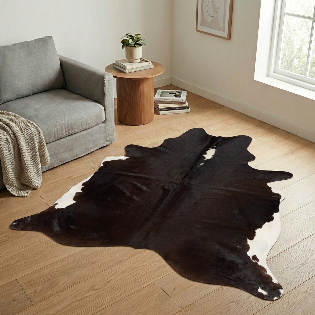 Koeienhuid Vloerkleed 204x193 cm - image 1