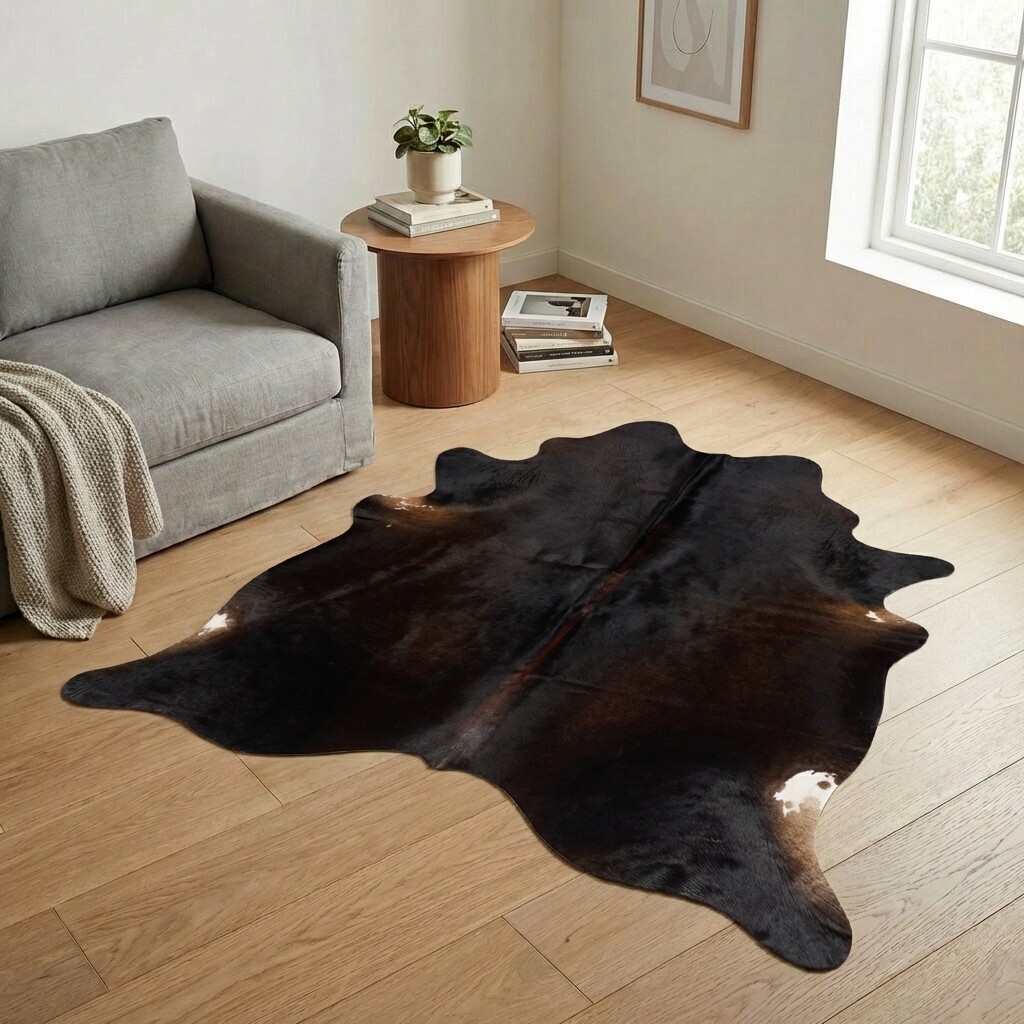 Koeienhuid Vloerkleed 215x186 cm - image 1