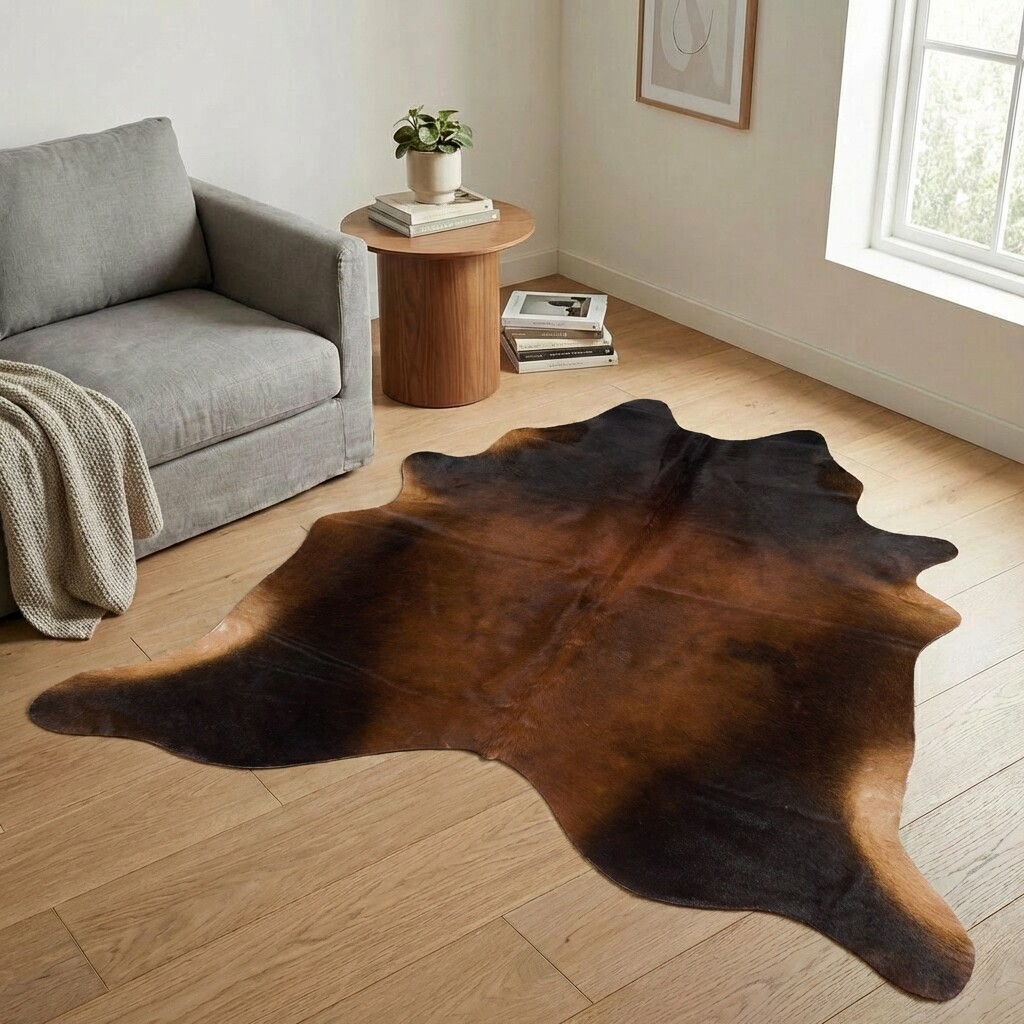 Koeienhuid Vloerkleed 204x203 cm - image 1