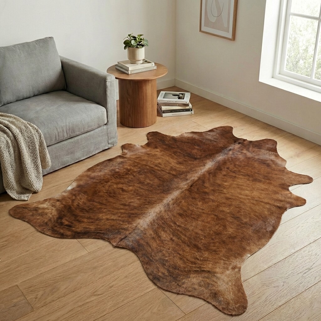 Koeienhuid Vloerkleed 198x185 cm - image 1