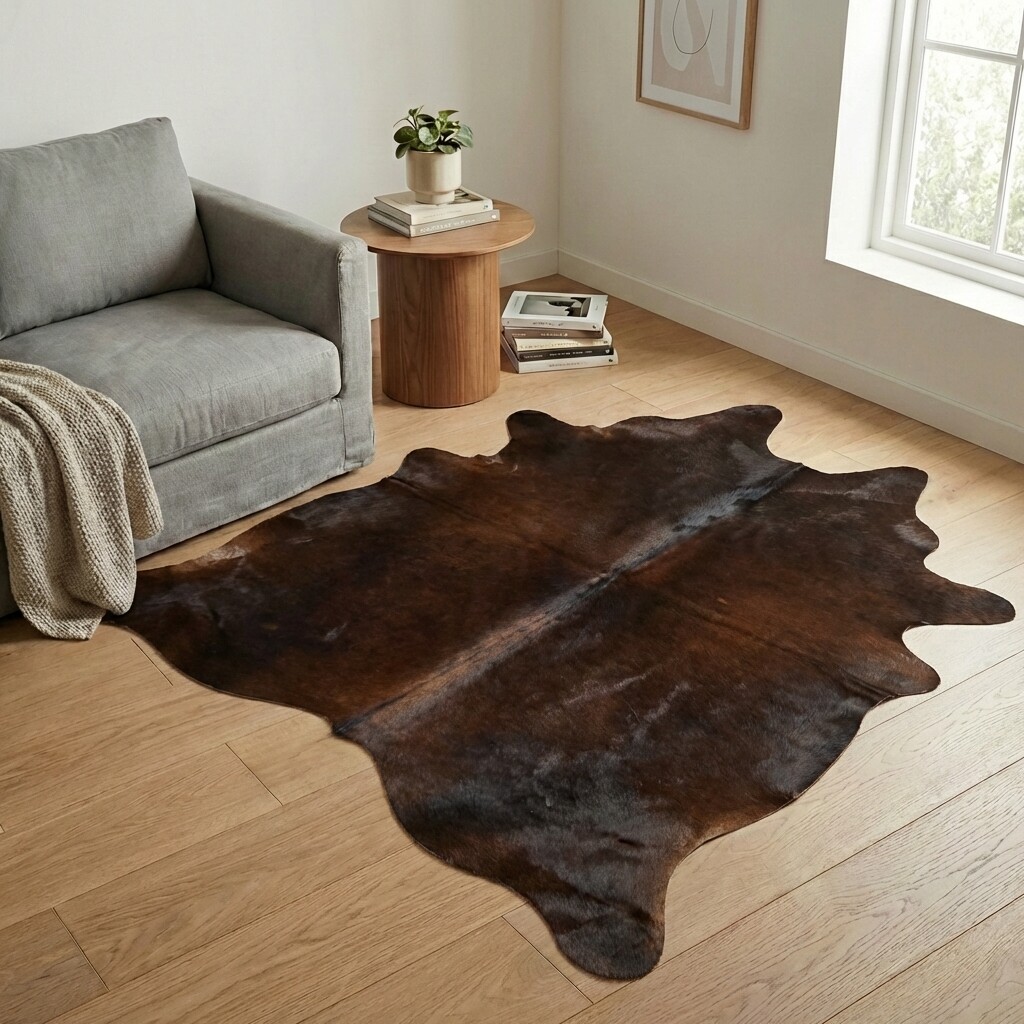 Koeienhuid Vloerkleed 207x179 cm - image 1