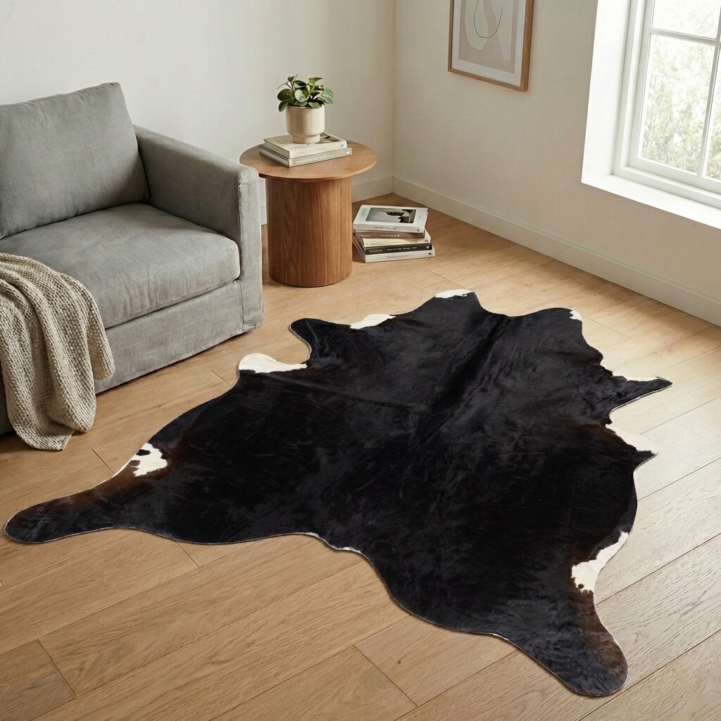 Koeienhuid Vloerkleed 216x196 cm - image 1