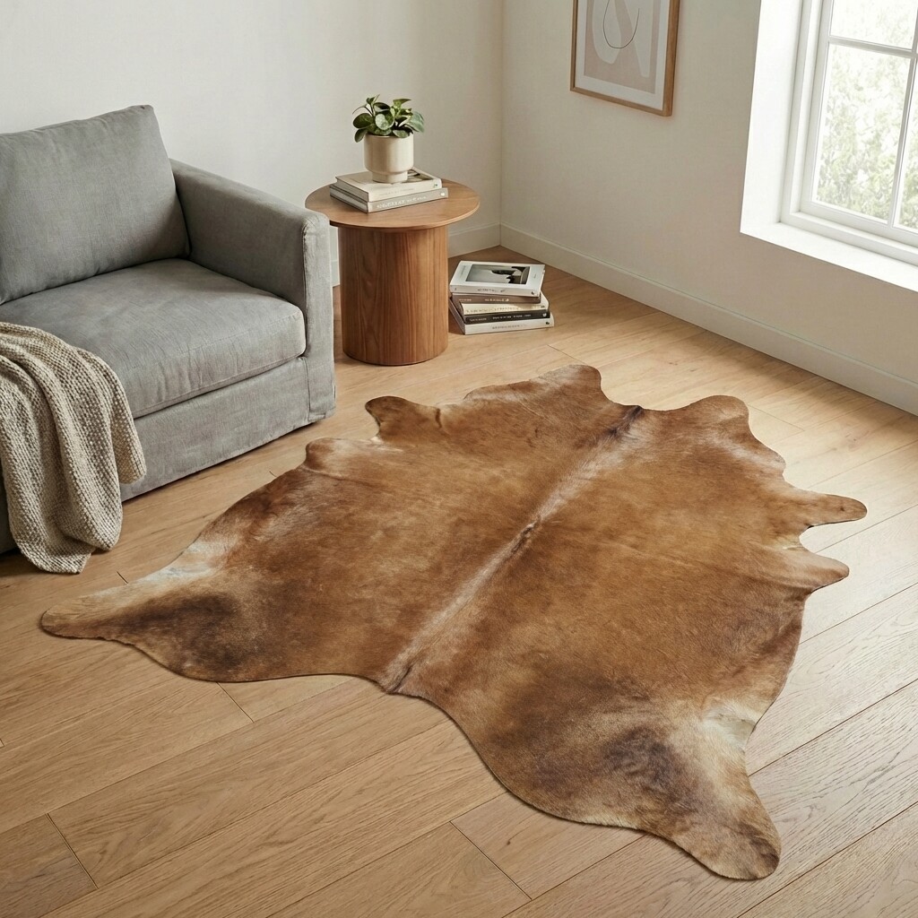 Koeienhuid Vloerkleed 208x195 cm - image 1