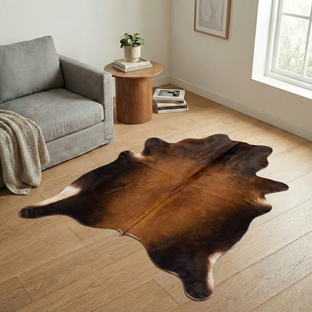 Koeienhuid Vloerkleed 202x194 cm - image 1