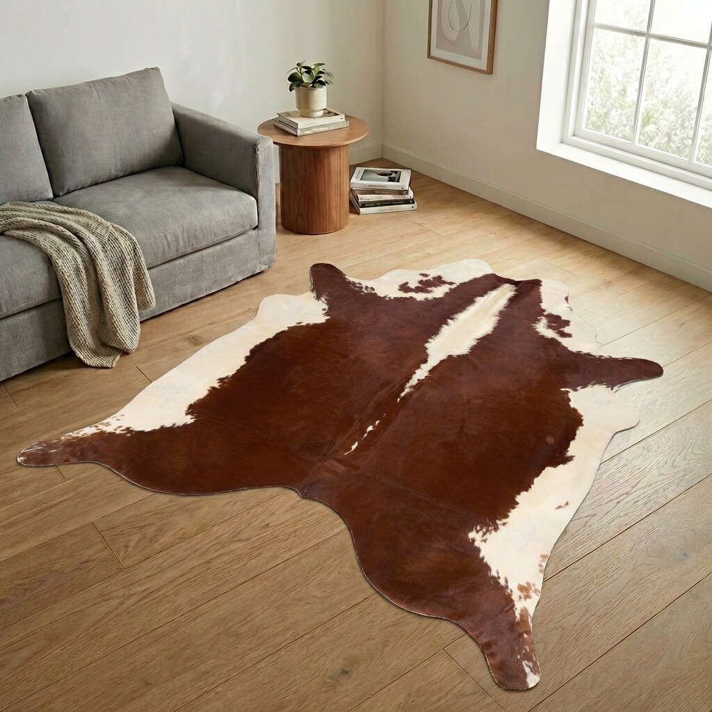 Koeienhuid Vloerkleed 245x235 cm - image 1
