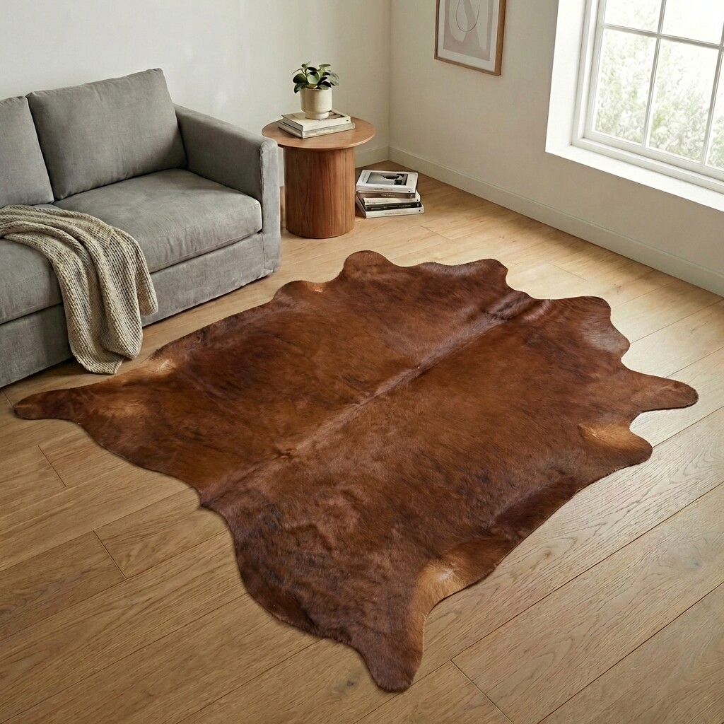 Koeienhuid Vloerkleed 225x225 cm - image 1