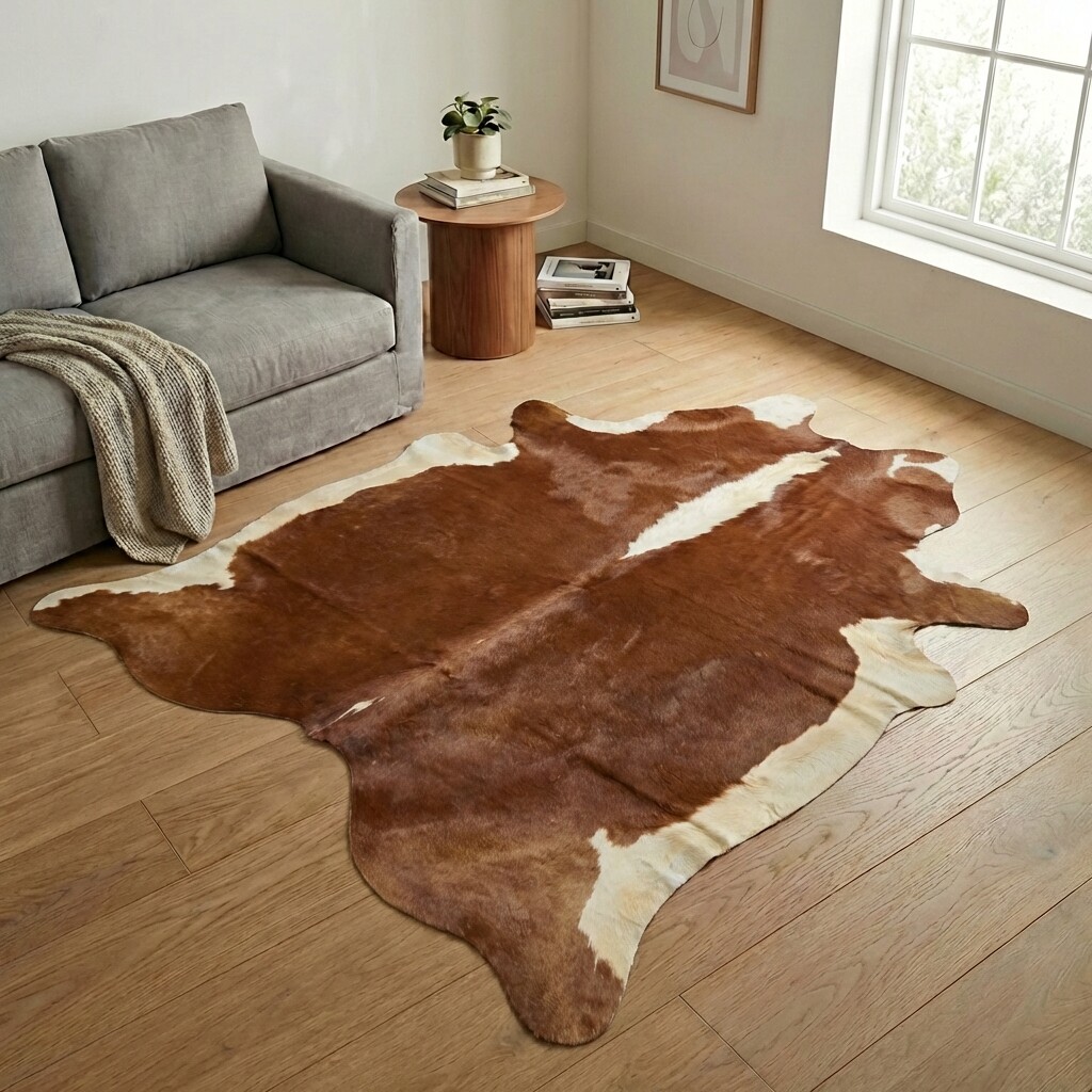 Koeienhuid Vloerkleed 246x214 cm - image 1