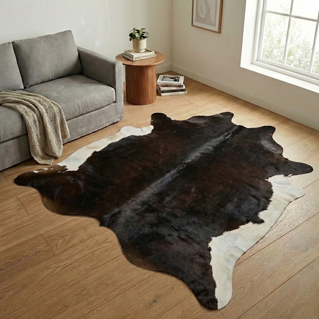 Koeienhuid Vloerkleed 227x222 cm - image 1
