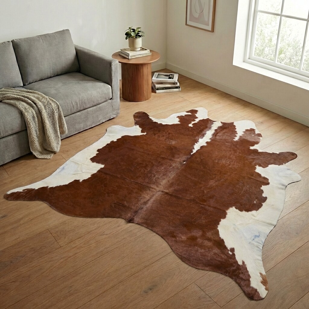 Koeienhuid Vloerkleed 238x232 cm - image 1