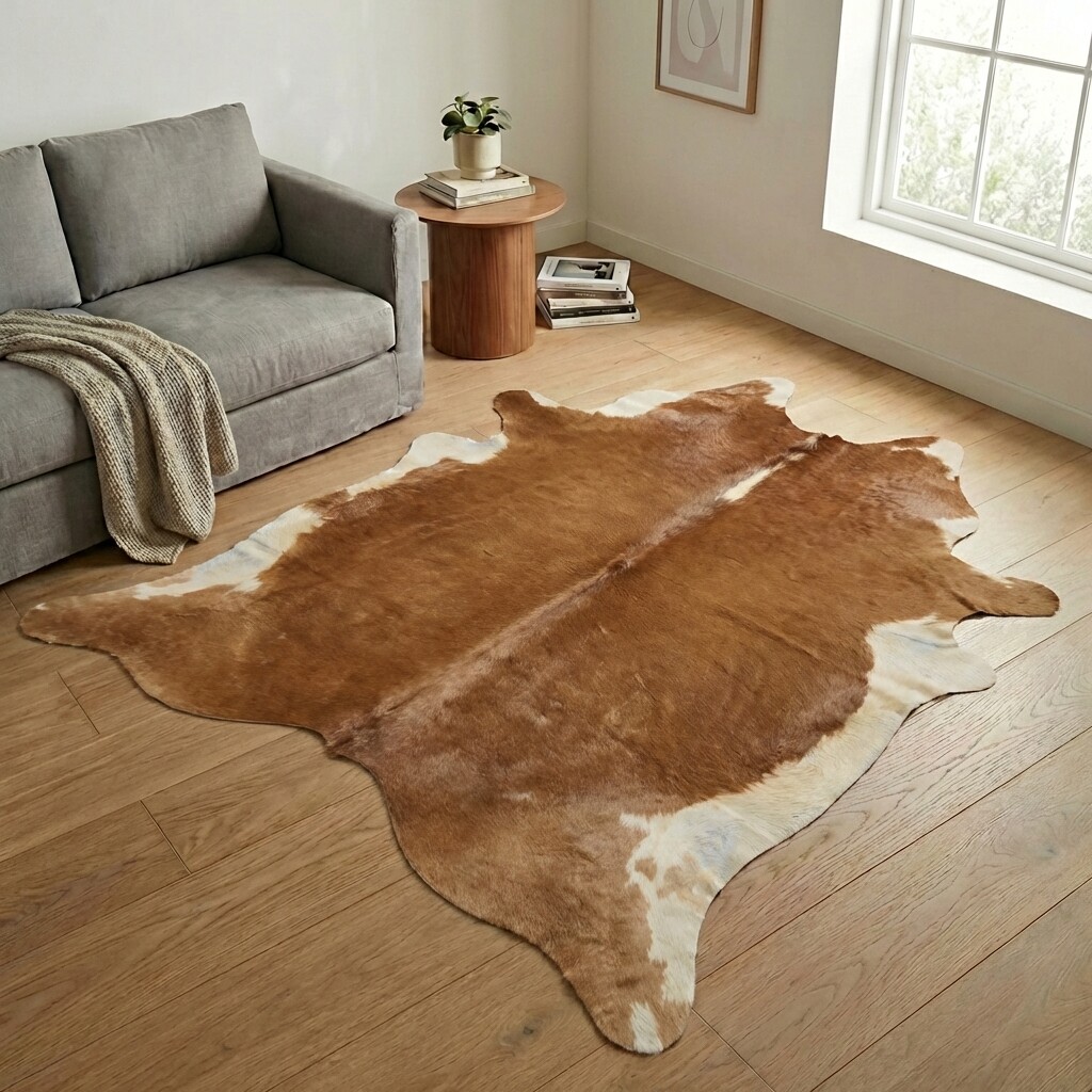 Koeienhuid Vloerkleed 246x235 cm - image 1