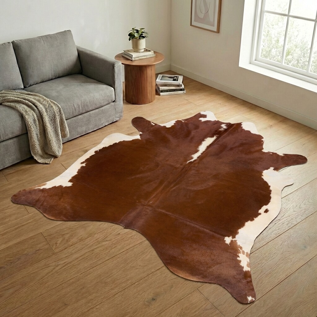 Koeienhuid Vloerkleed 229x227 cm - image 1