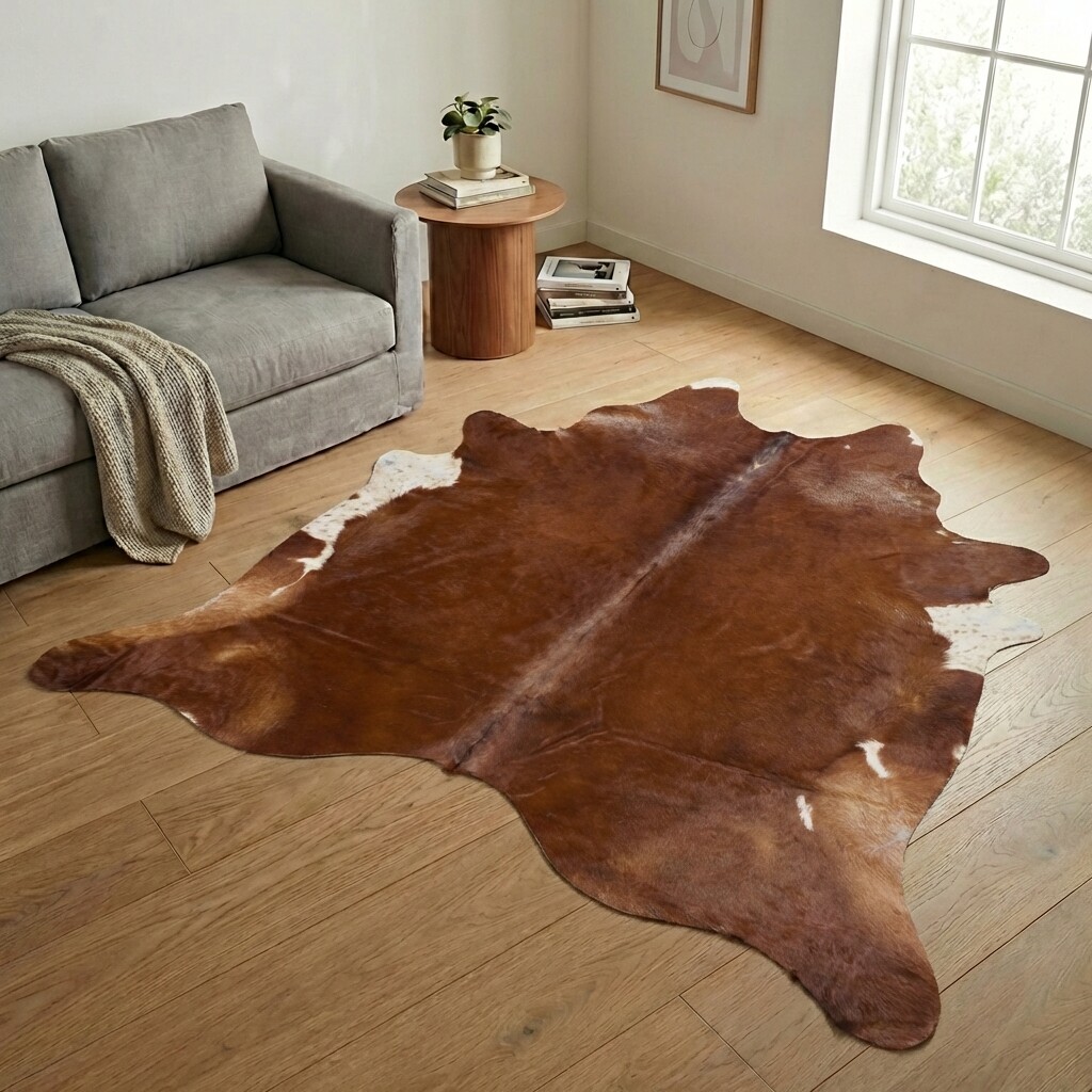 Koeienhuid Vloerkleed 249x231 cm - image 1