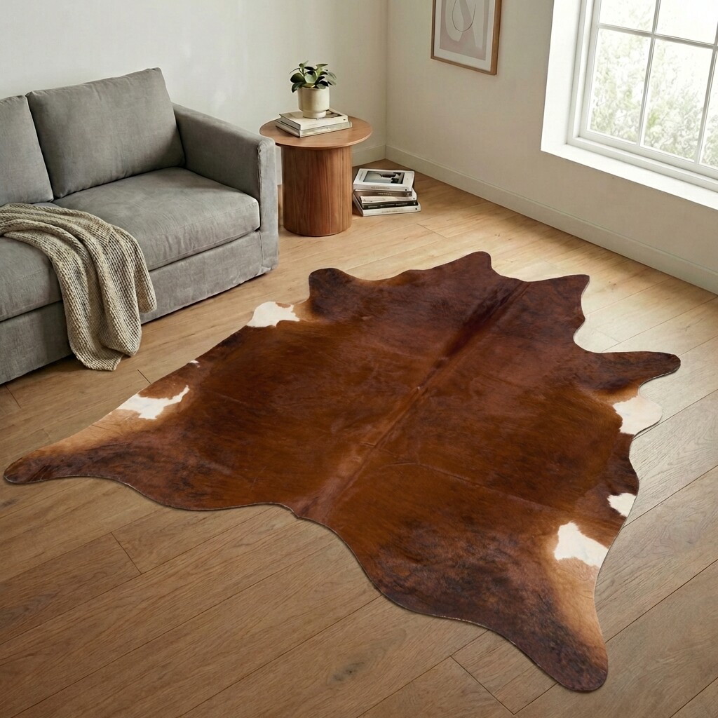 Koeienhuid Vloerkleed 245x218 cm - image 1