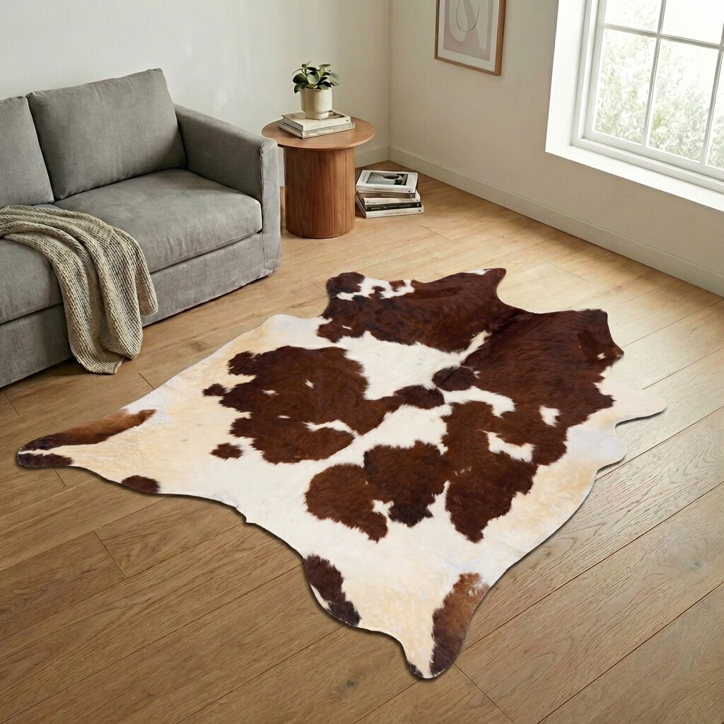 Koeienhuid Vloerkleed 246x217 cm - image 1