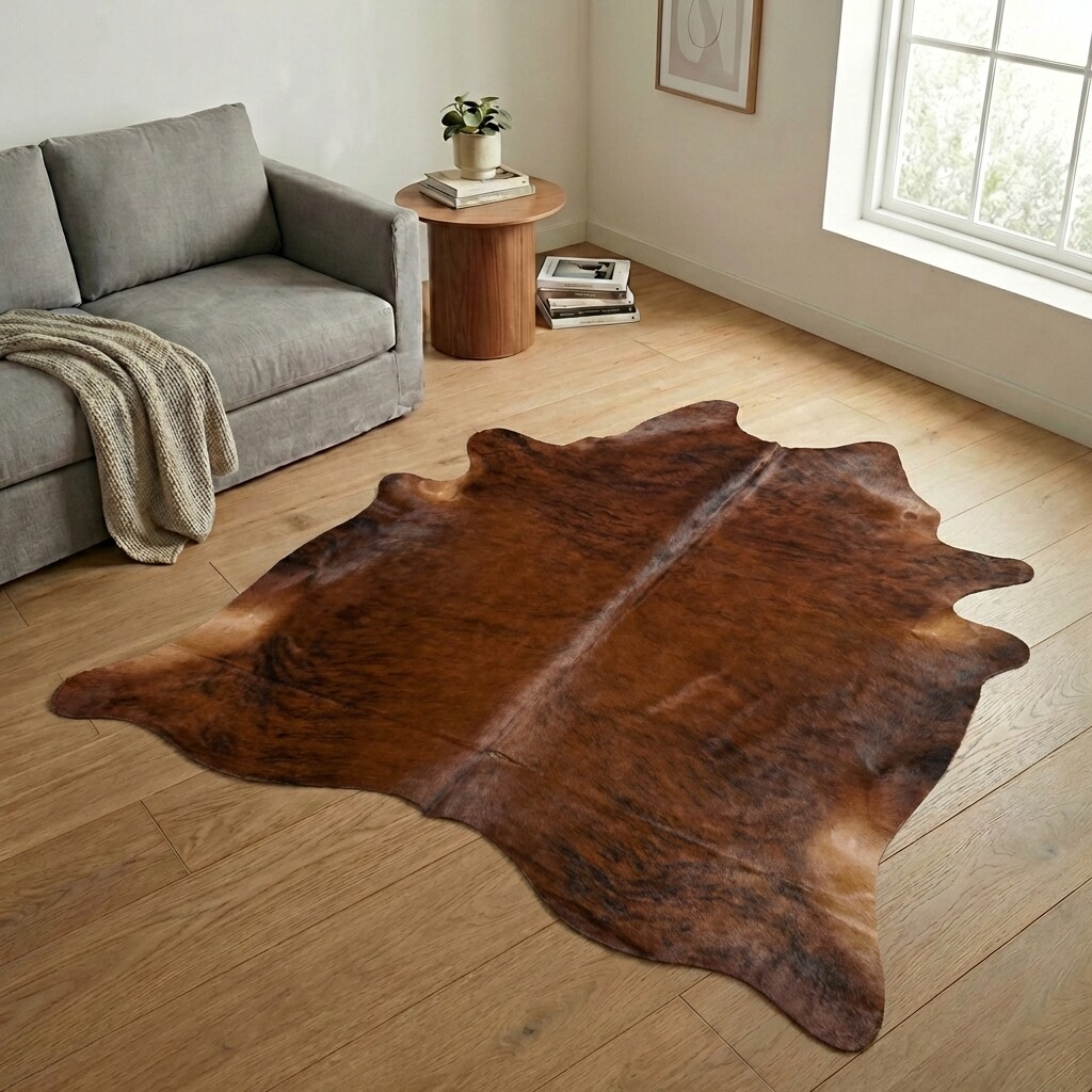 Koeienhuid Vloerkleed 222x213 cm - image 1